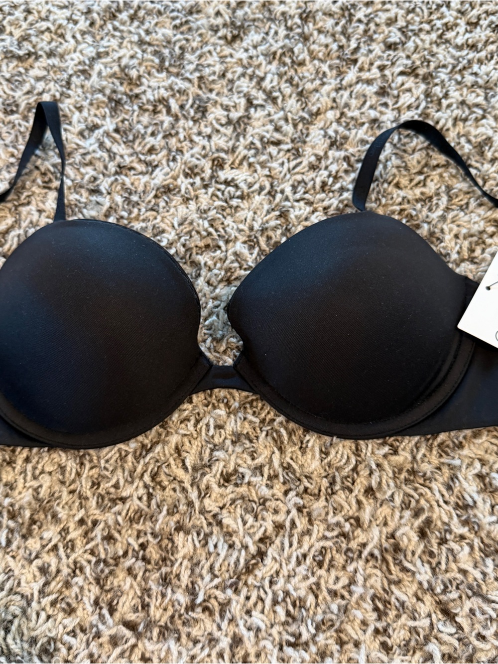 NWT Calvin Klein Push Up Plunge Bra in Black size 34B